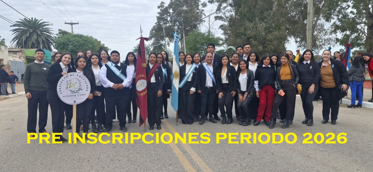 IES N° 6013 INFORMA LAS FECHAS DE INSCRIPCIÓN A CARRERAS