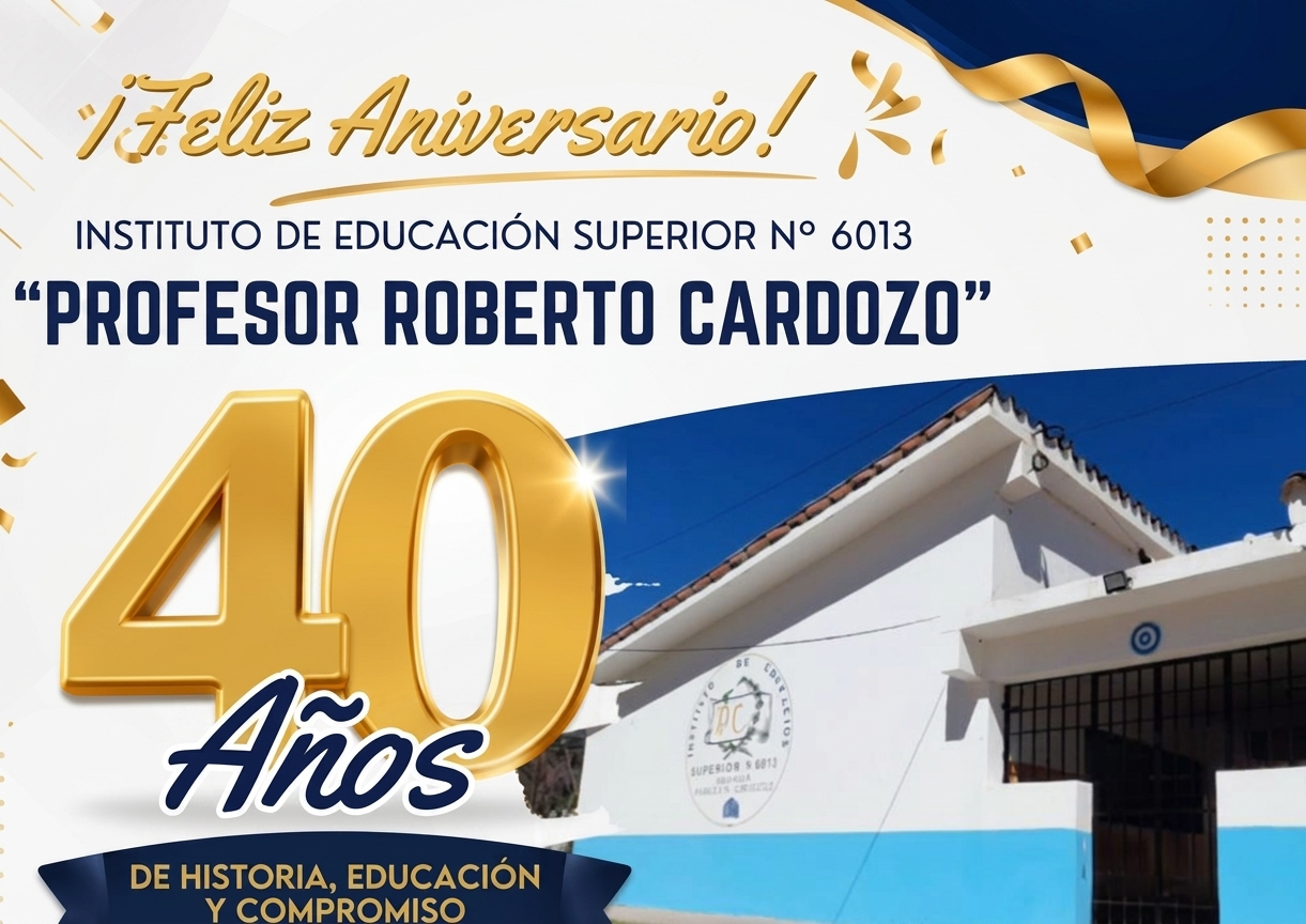 NUESTRO INSTITUTO CUMPLE 40 AÑOS